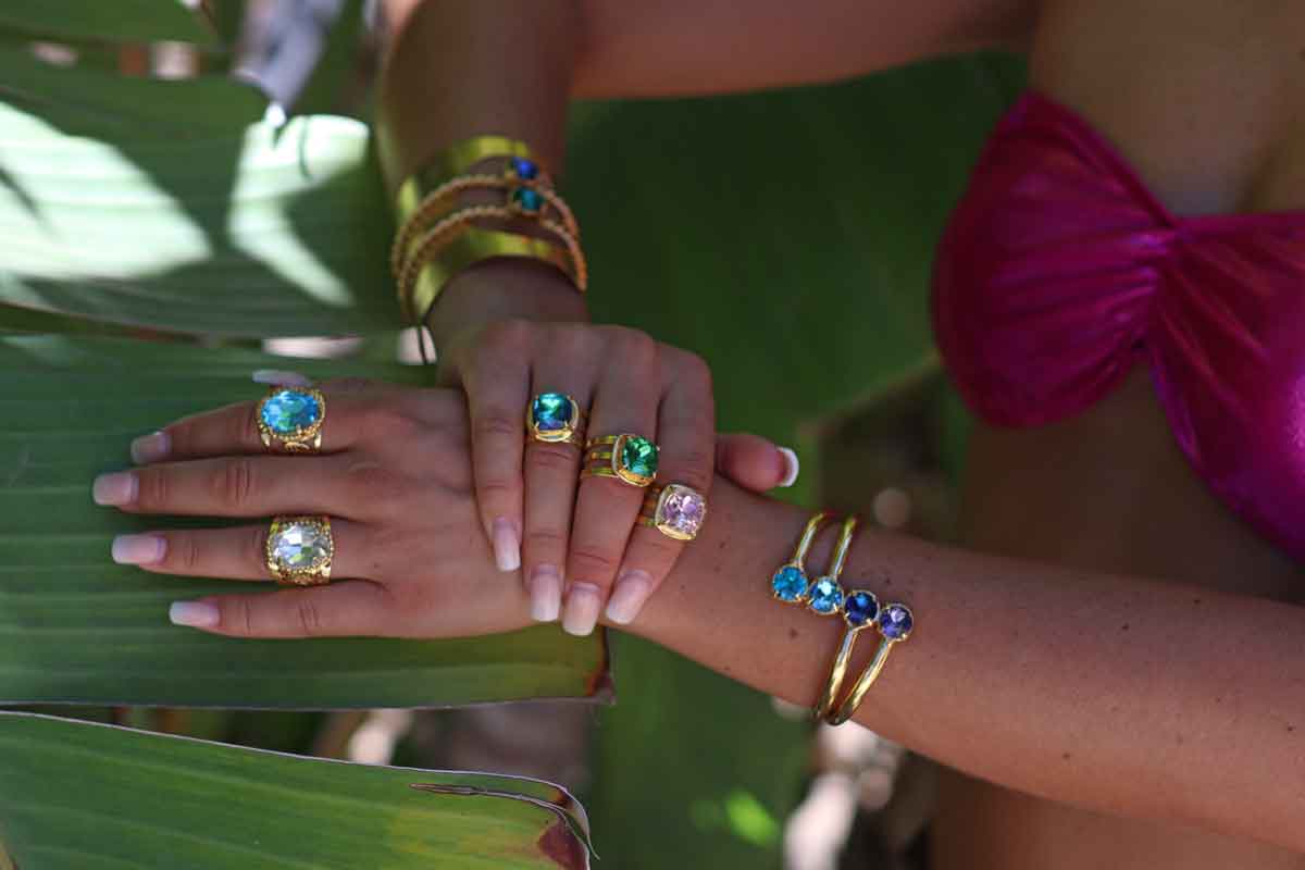 Oceanic Sparkle Ring