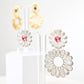 Oscar Rose Filigree Earrings - Modular