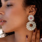 Oscar Rose Filigree Earrings - Modular