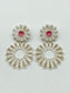 Oscar Rose Filigree Earrings