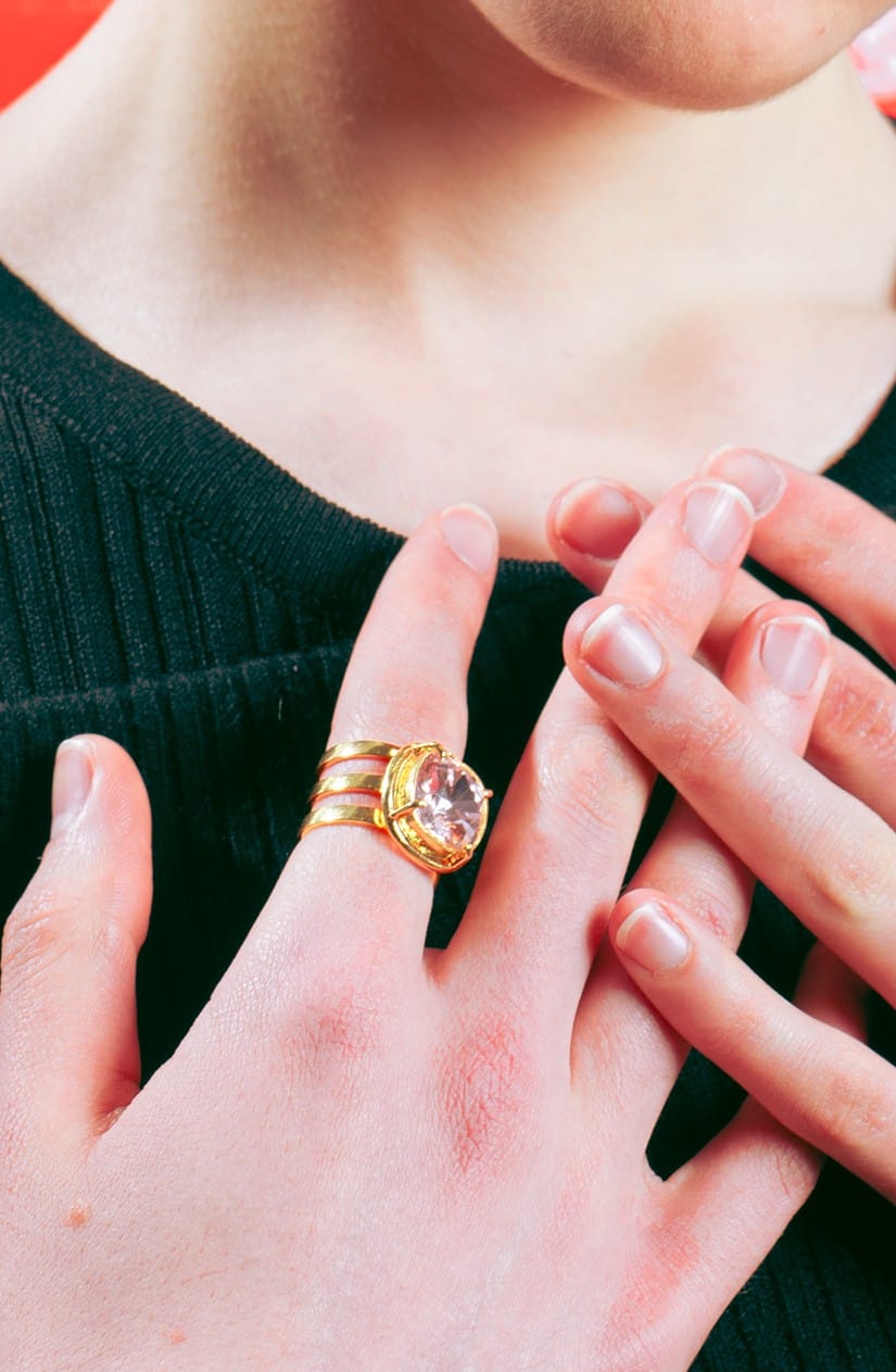 Oceanic Sparkle Ring